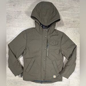 Carhartt Womens S Insulated Utility Rain Defender Jacket Olive Green